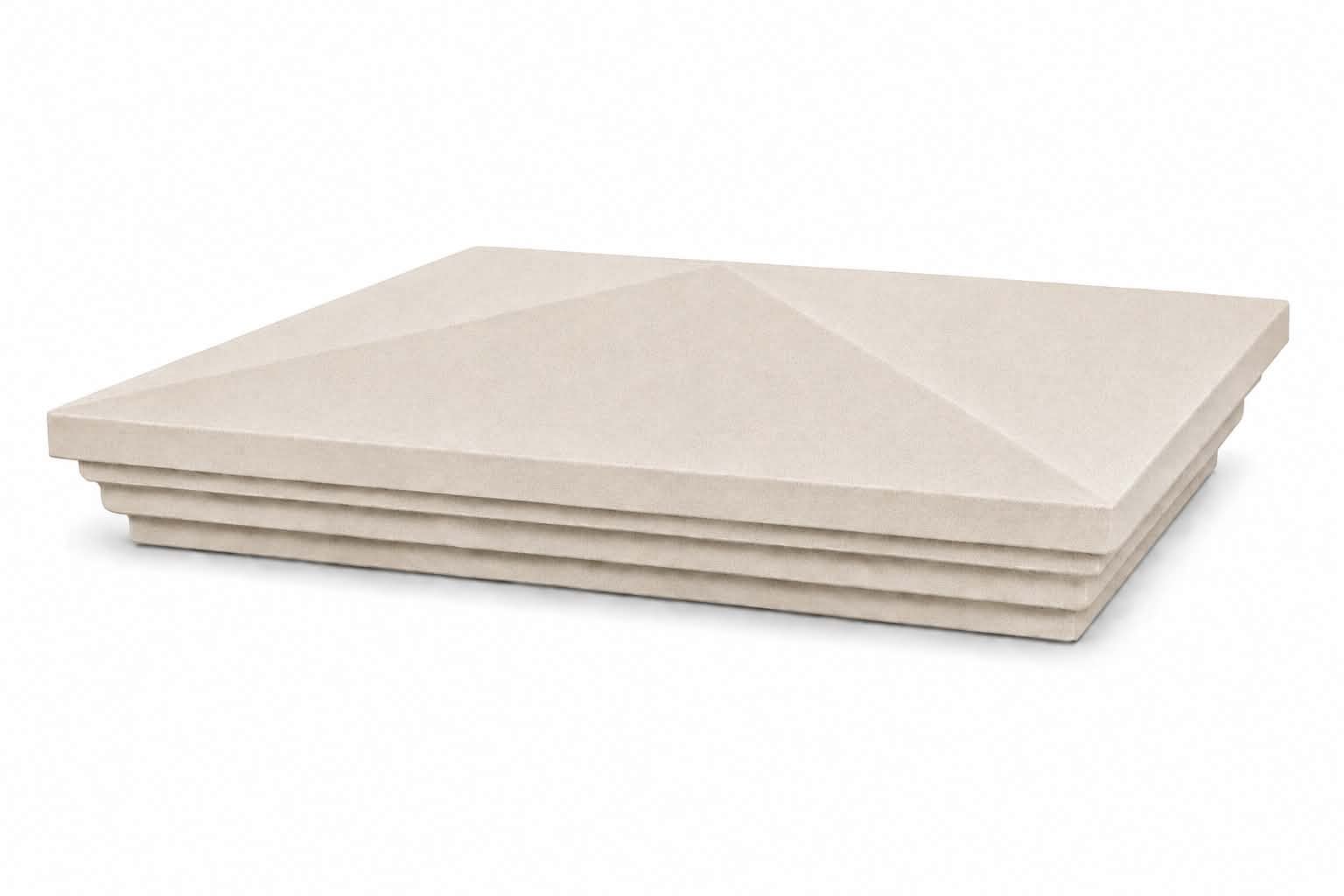 Cast Stone Fluted Pier Cap