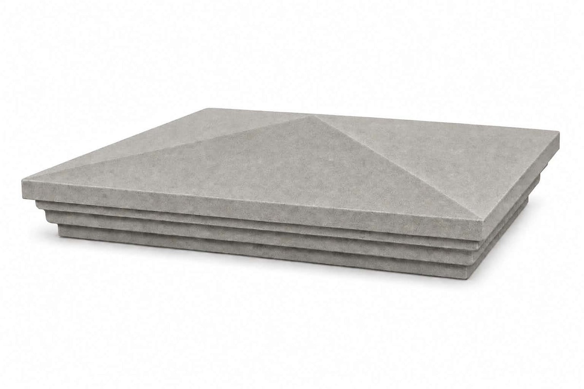 Cast Stone Fluted Pier Cap