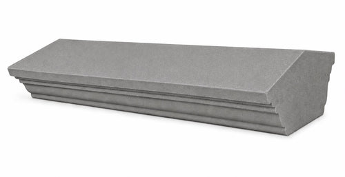 Cast Stone Fluted Coping Twice Weathered