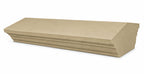Cast Stone Fluted Coping Twice Weathered